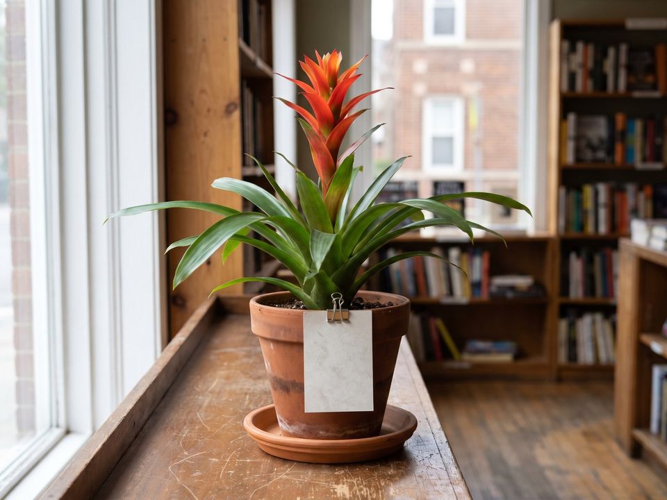 La bromelia en uno de los lugares