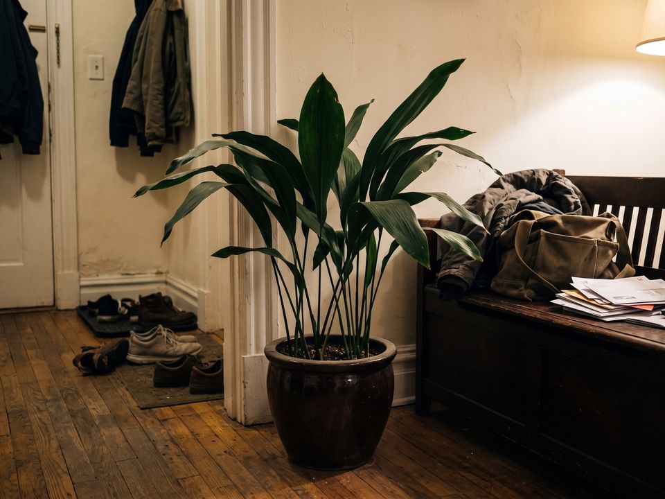 Aspidistra en casa