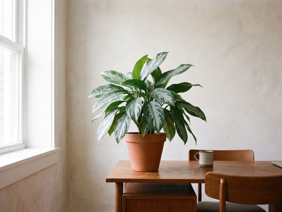 La aglaonema en casa