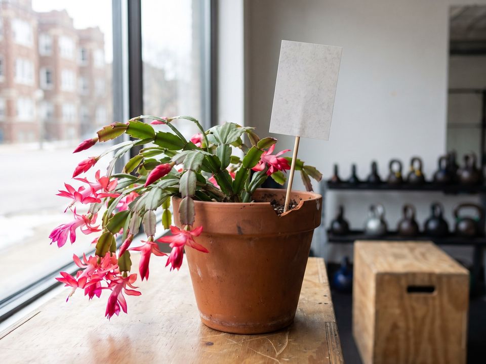 El cactus de Navidad en uno de los lugares