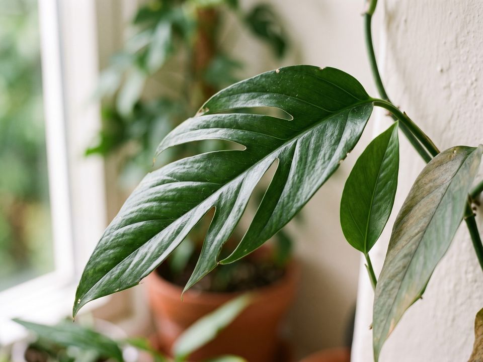 Dragon Tail Plant, the leaf up close