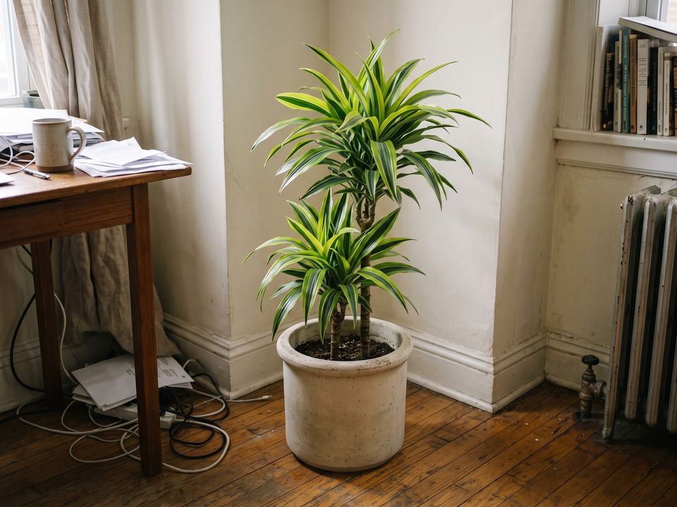 Dracena Lemon Lime en casa
