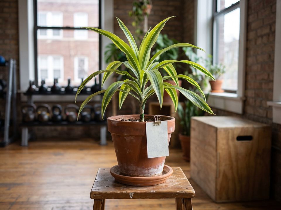 La dracena Lemon Lime en uno de los lugares