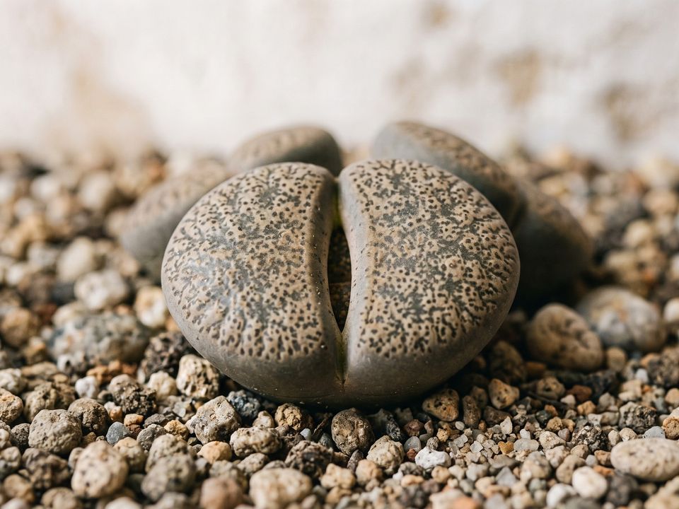 Living Stones, the leaf up close
