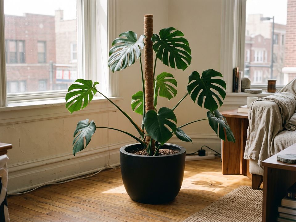 Monstera en casa