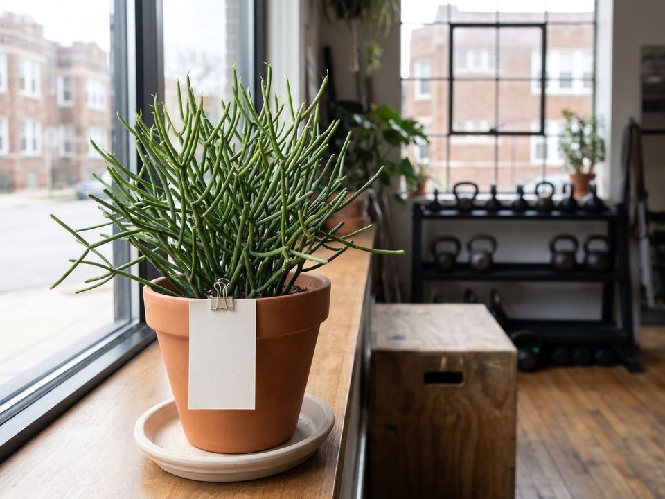 La planta lápiz en uno de los lugares