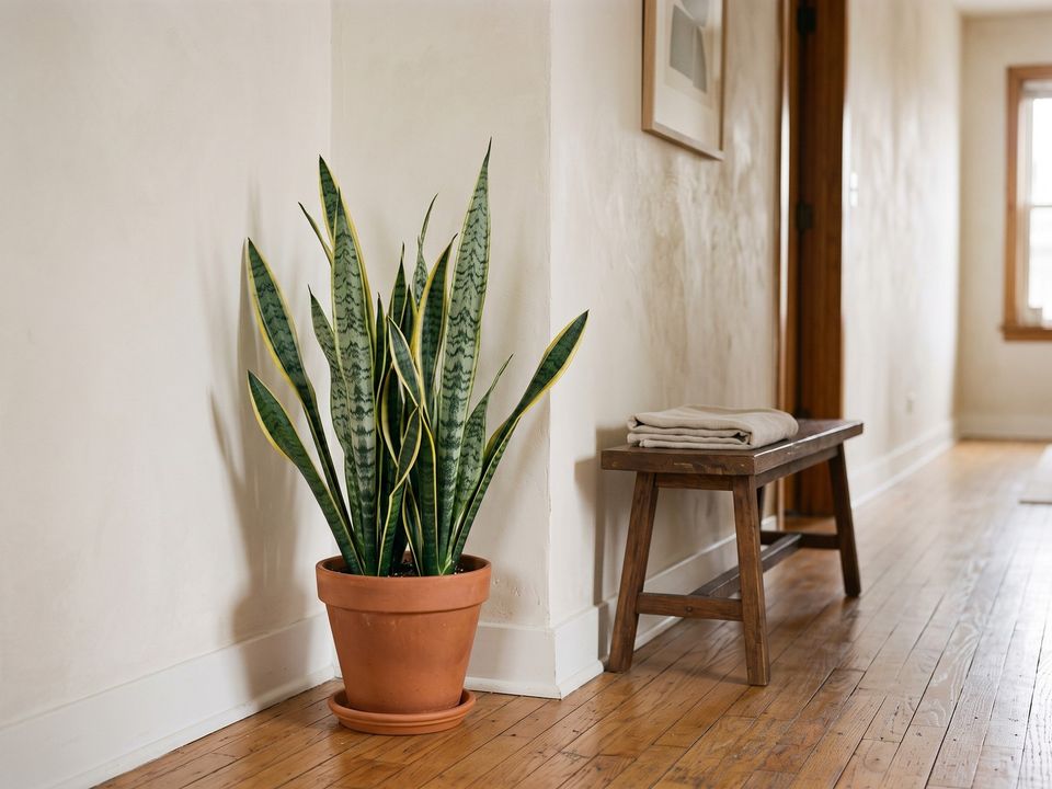 Snake Plant at home