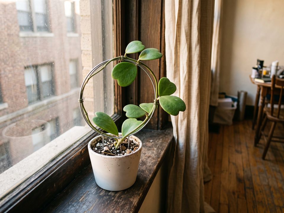 Hoya kerrii en casa